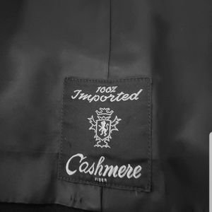 Mens vintage cashmere coat